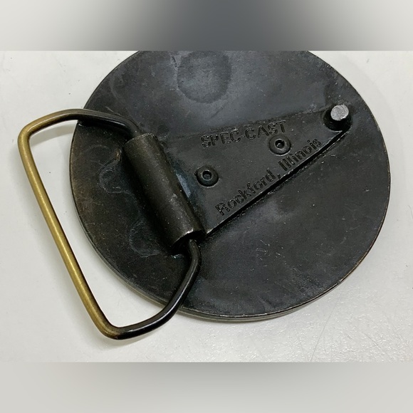 1970s Vintage Solid Bronze GERBER BABY Spec Cast Belt Buckle - Picture 15 of 16